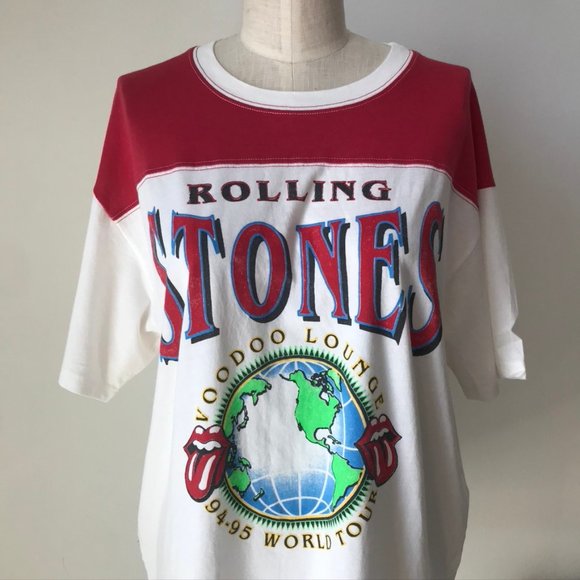 Daydreamer Rolling Stones Voodoo Lounge Varsity Top - Picture 3 of 5